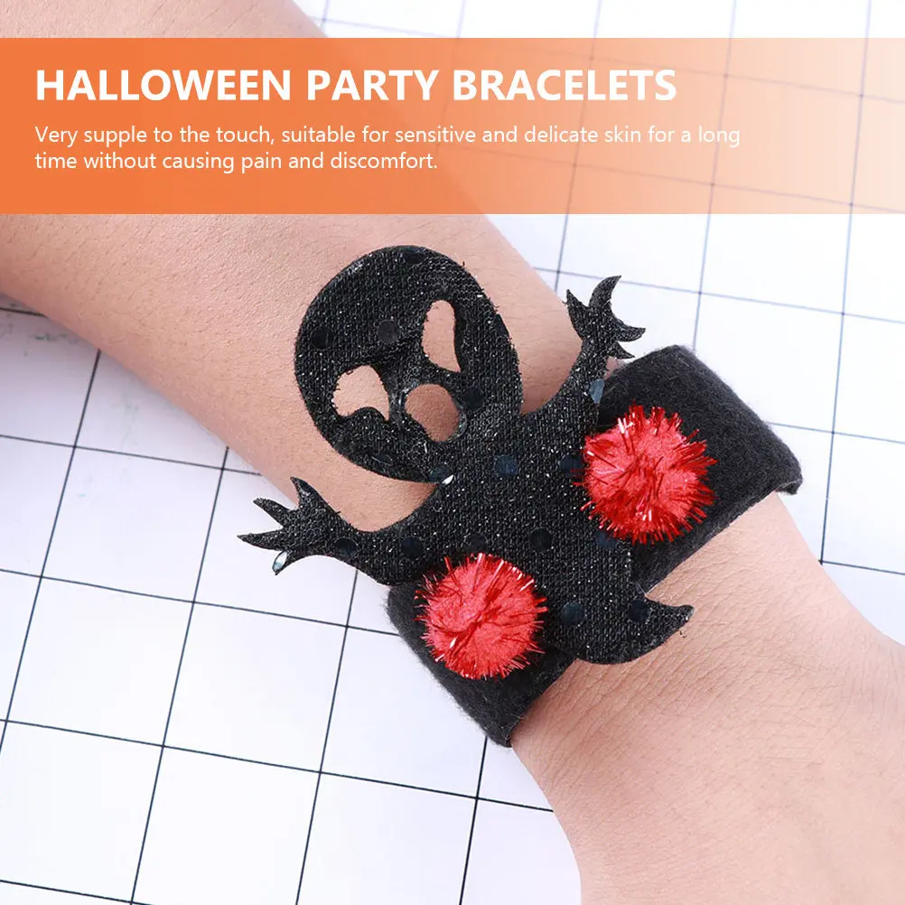 20Pcs Halloween Slap Bracelets Premium Safe Material Cartoon Wristbands Lightweight Party Favors for Kids Teens Adults Birthday
20Pcs Halloween Slap Bracelets Premium Safe Material Cartoon Wristbands Lightweight Party Favors for Kids Teens Adults Birthday