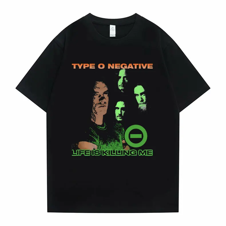 Type O Negative Life Is Killing Me T-shirts Male Rock Punk Oversized Pure Cotton T Shirts Men Women Vintage Metal Gothic Tshirt
Type O Negative Life Is Killing Me T-shirts Male Rock Punk Oversized Pure Cotton T Shirts Men Women Vintage Metal Gothic Tshirt