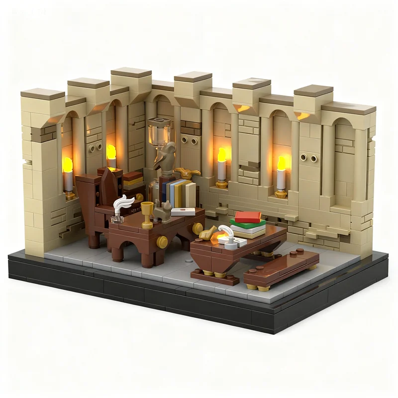510PCS MOC Magic Movie Prof Mcgonagall S Transfiguration Classroom Model Display Assembly Building Blocks DIY Creative Gift Set
510PCS MOC Magic Movie Prof Mcgonagall S Transfiguration Classroom Model Display Assembly Building Blocks DIY Creative Gift Set