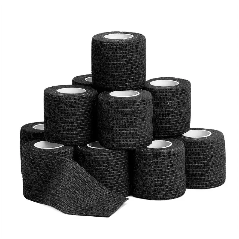 Black Disposable Self Adhesive Elastic Wrap Bandage, Strong Fixing Effect For Sport Equipment Binding And Daily Use
Black Disposable Self Adhesive Elastic Wrap Bandage, Strong Fixing Effect For Sport Equipment Binding And Daily Use
