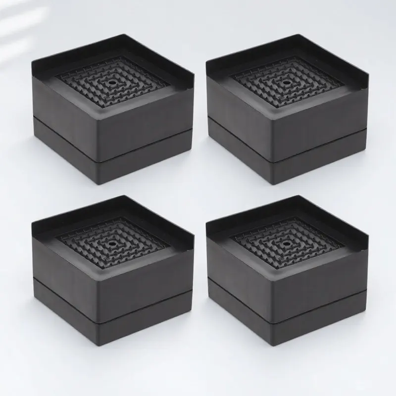 Rubber Bed Feet 4pcs Furniture Frame Lifts Heavy Duty Bed Risers Heightening Pads for Couch Refrigerator Support Mat
Rubber Bed Feet 4pcs Furniture Frame Lifts Heavy Duty Bed Risers Heightening Pads for Couch Refrigerator Support Mat