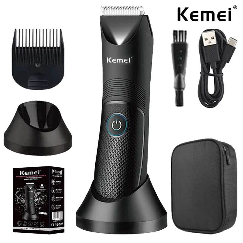 Kemei моющийся триммер для тела в паху для мужчин и женщин, электрический триммер для лица, бороды, волос, перезаряжаемая бритва для лобка, грумер для тела
Kemei моющийся триммер для тела в паху для мужчин и женщин, электрический триммер для лица, бороды, волос, перезаряжаемая бритва для лобка, грумер для тела