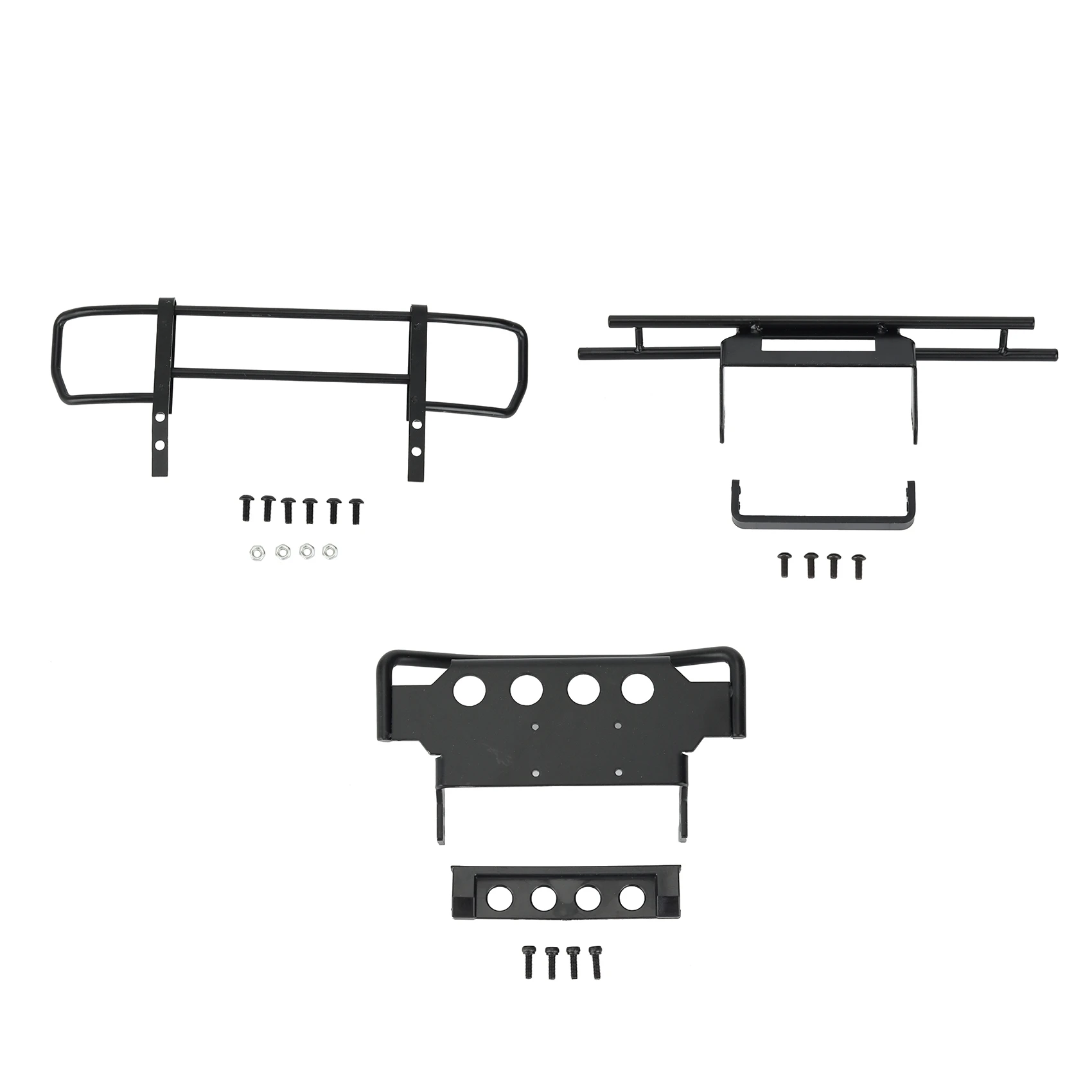 New New RC Car Metal Front Rear Bumper for 1:10 RC Crawler Traxxas TRX4 G500 TRX6 G63 6X6 Upgrade Parts
New New RC Car Metal Front Rear Bumper for 1:10 RC Crawler Traxxas TRX4 G500 TRX6 G63 6X6 Upgrade Parts