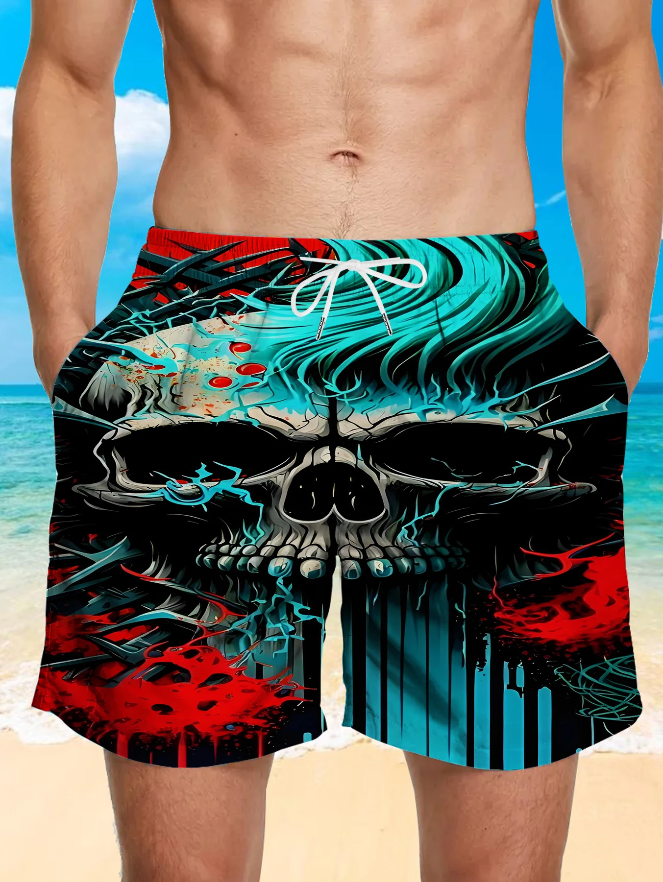 Polyester Quick Dry Men Shorts Retro Full Digital Print Beach Casual Board Pants
Polyester Quick Dry Men Shorts Retro Full Digital Print Beach Casual Board Pants