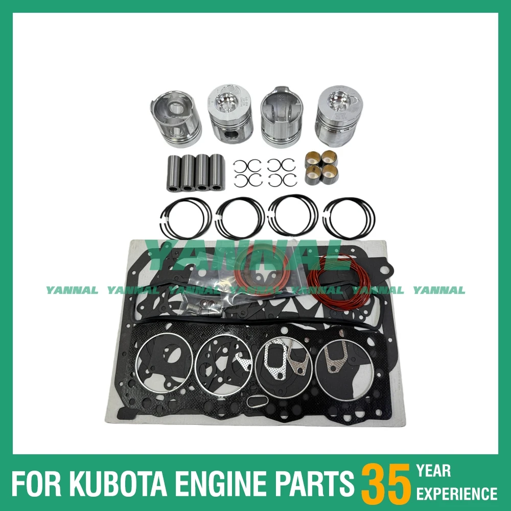 For Yuchai R4108ZY4 Engine Parts Piston Kit With Gasket Set
For Yuchai R4108ZY4 Engine Parts Piston Kit With Gasket Set
