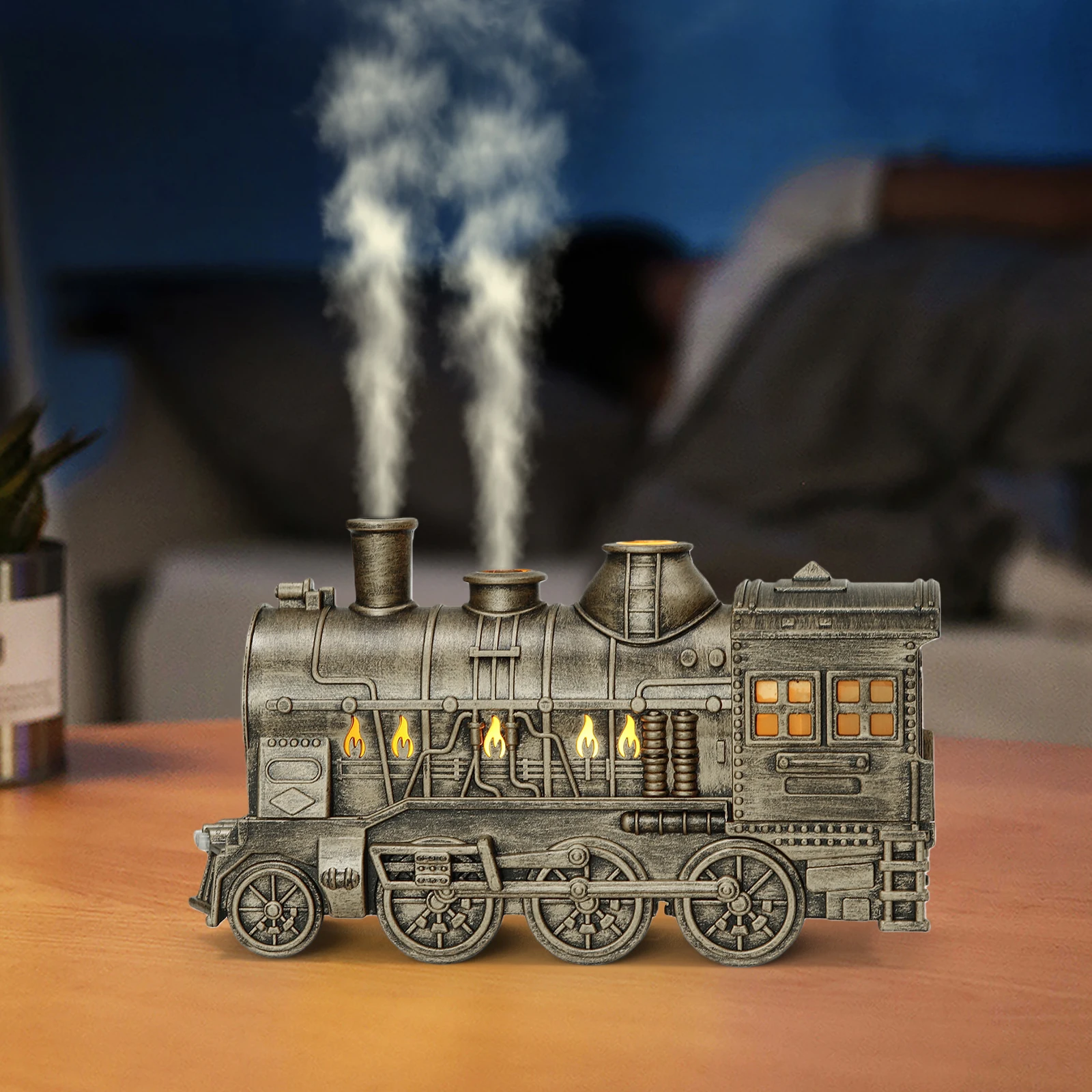 Увлажнитель воздуха 300 мл в винтажном стиле «Паровоз» с эфирными маслами, двухцветной LED-подсветкой и функцией холодного тумана, с пультом ДУ
Увлажнитель воздуха 300 мл в винтажном стиле «Паровоз» с эфирными маслами, двухцветной LED-подсветкой и функцией холодного тумана, с пультом ДУ