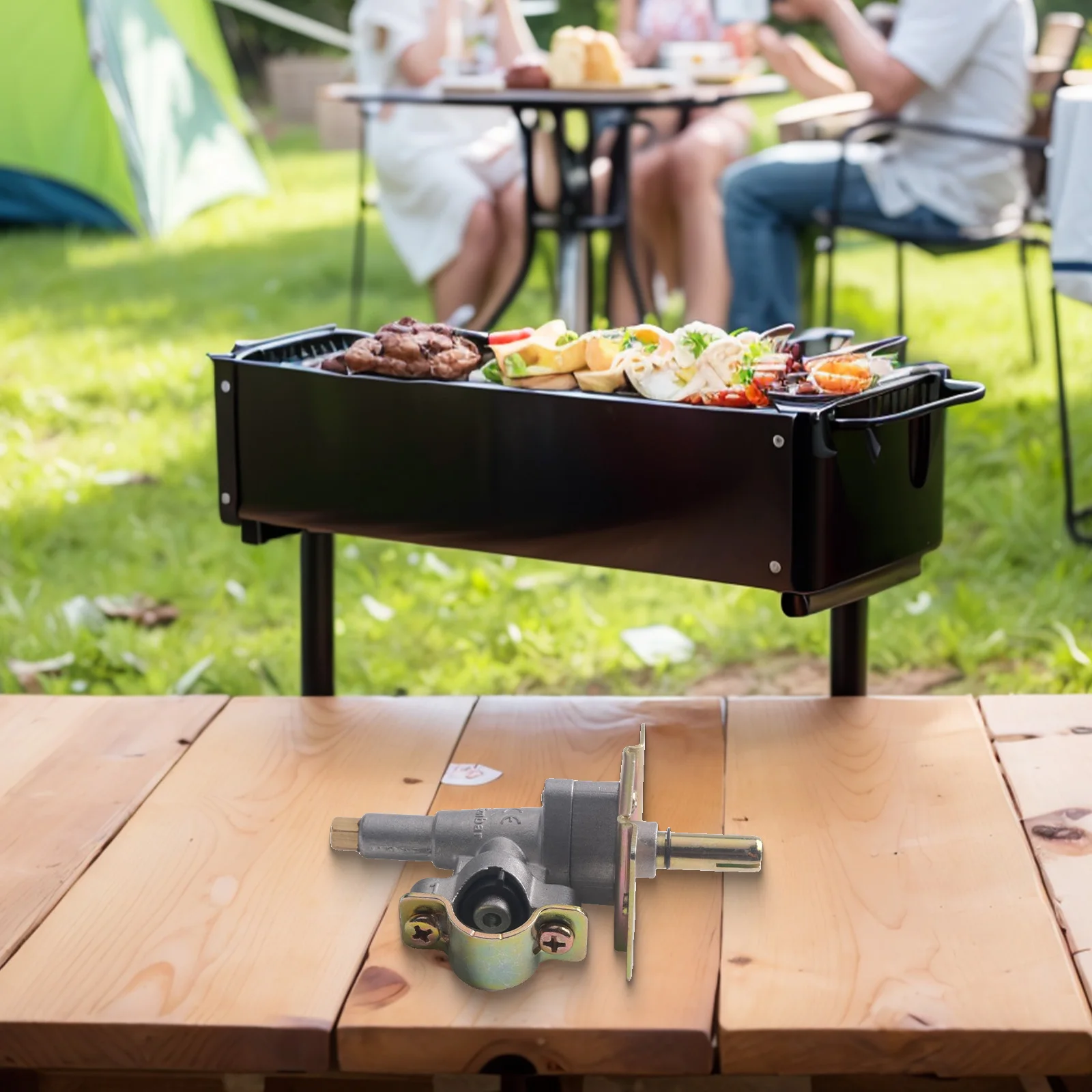 Усовершенствованный клапан для барбекю, регулирующий клапан для гриля для барбекю, сверхмощная конструкция, кухонная станция для гриля с низким рабочим давлением для 2-конформовой сковороды 
Усовершенствованный клапан для барбекю, регулирующий клапан для гриля для барбекю, сверхмощная конструкция, кухонная станция для гриля с низким рабочим давлением для 2-конформовой сковороды