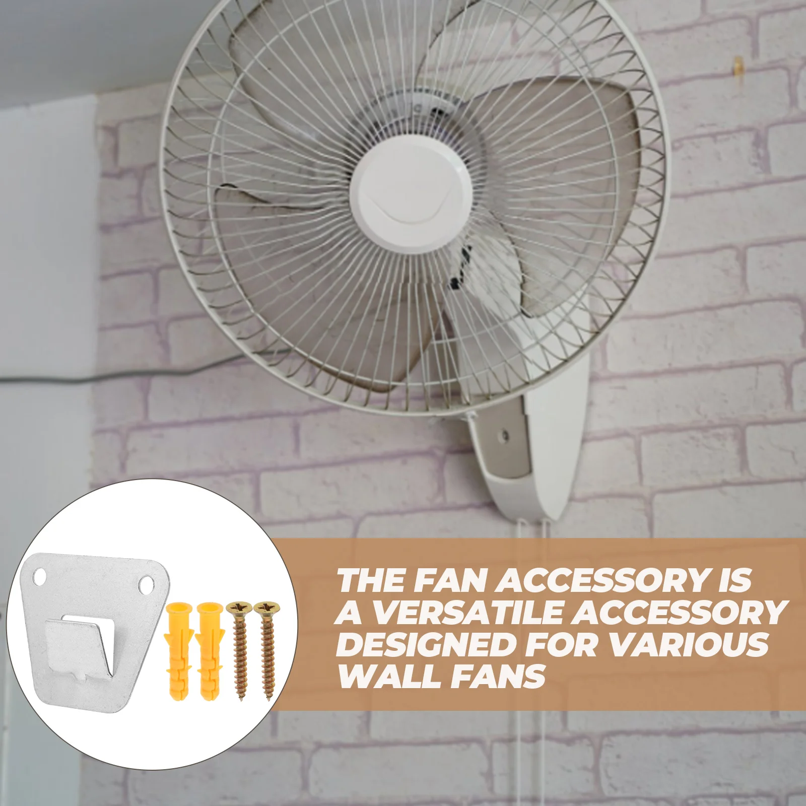 Steel Wall Bracket Mounting Holder for Electric Fan Support Brackets Reinforced Vibration Resistant Mount Compatible for Home
Steel Wall Bracket Mounting Holder for Electric Fan Support Brackets Reinforced Vibration Resistant Mount Compatible for Home