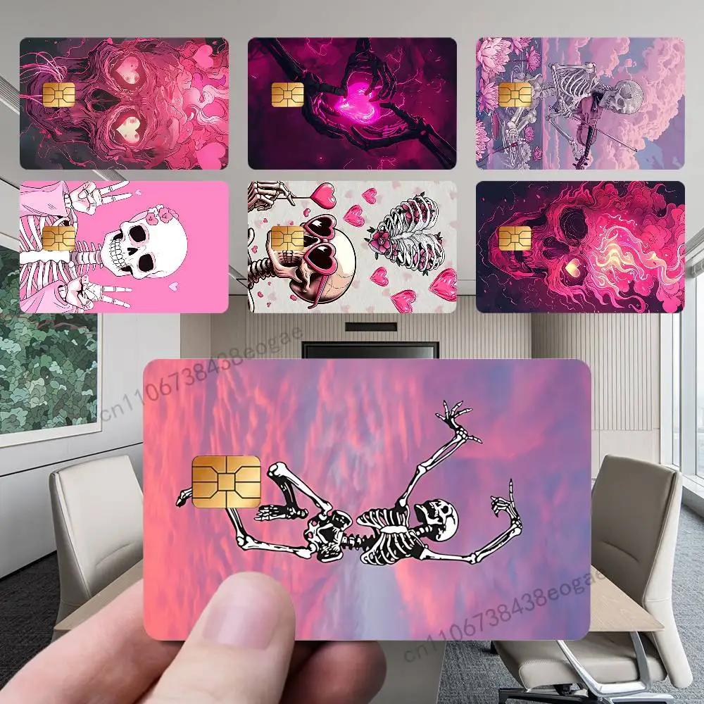 Pink funny skull Art PVC Sticker Film Tape Skin for Credit Debit Card For Credit Debit Card Small Large Chip
Pink funny skull Art PVC Sticker Film Tape Skin for Credit Debit Card For Credit Debit Card Small Large Chip