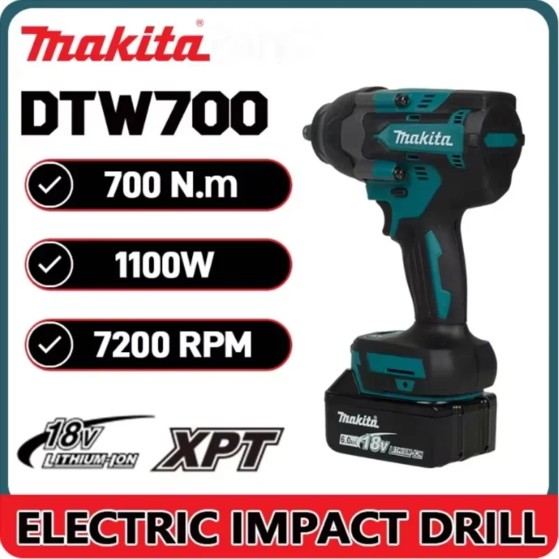 Makita DTW700 18V Brushless Electric Wrench Cordless Drill Screwdriver Free Delivery Large Torque Power Tools Torque Wrench
Makita DTW700 18V Brushless Electric Wrench Cordless Drill Screwdriver Free Delivery Large Torque Power Tools Torque Wrench