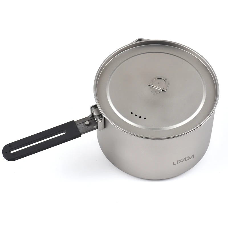 Camping Pots and Pans Portable Lightweight with Folding Handle for Open Fire Outdoor Cooking Camping Hiking Backpacking
Camping Pots and Pans Portable Lightweight with Folding Handle for Open Fire Outdoor Cooking Camping Hiking Backpacking