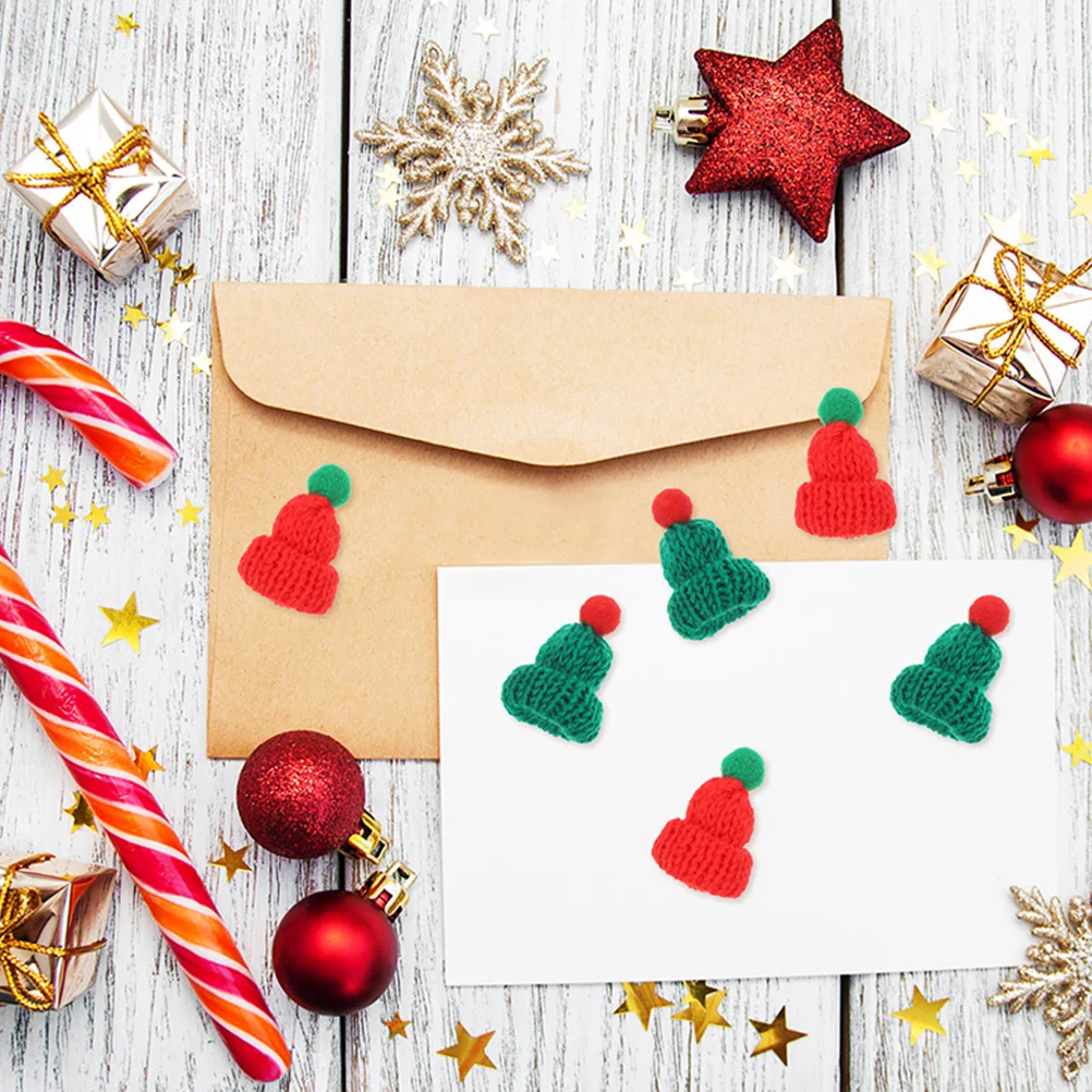 100pcs Mini Christmas Hats Red Green Balls DIY Craft Supplies Holiday Decorations Tiny Hat Ornaments Santa Accessories
100pcs Mini Christmas Hats Red Green Balls DIY Craft Supplies Holiday Decorations Tiny Hat Ornaments Santa Accessories