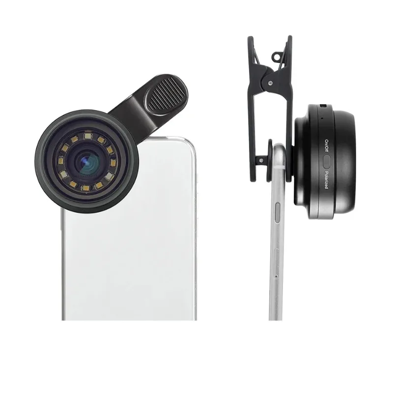 Polarized Optical 10X Skin Magnifier Smartphone Dermatoscope DE-400 pocket round dermoscopy for home use
Polarized Optical 10X Skin Magnifier Smartphone Dermatoscope DE-400 pocket round dermoscopy for home use