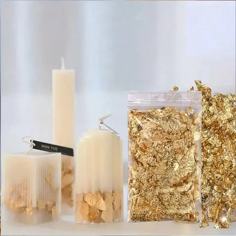Gold and Silver Imitation Copper Foil Flash Foil Foil Nail Decoration DIY Loose Foil