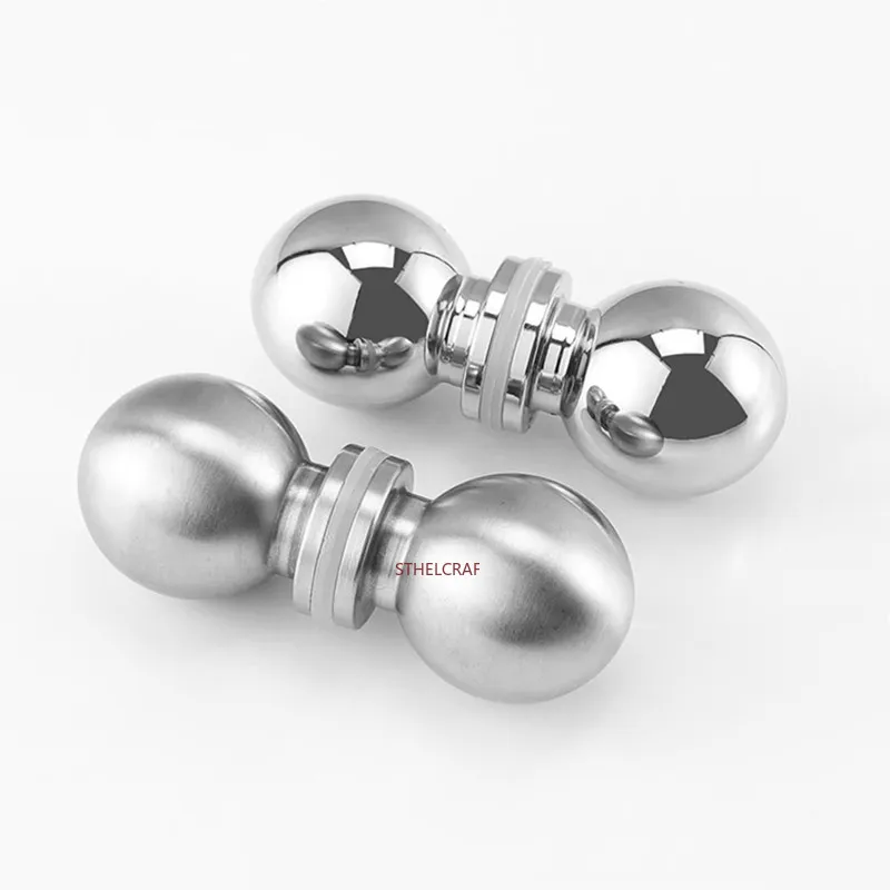 1PC Bathroom Shower Door Handle 304 Stainless Steel Glass Door Handle Furniture Hardware Kitchen Spherical Single-hole Handle
1PC Bathroom Shower Door Handle 304 Stainless Steel Glass Door Handle Furniture Hardware Kitchen Spherical Single-hole Handle