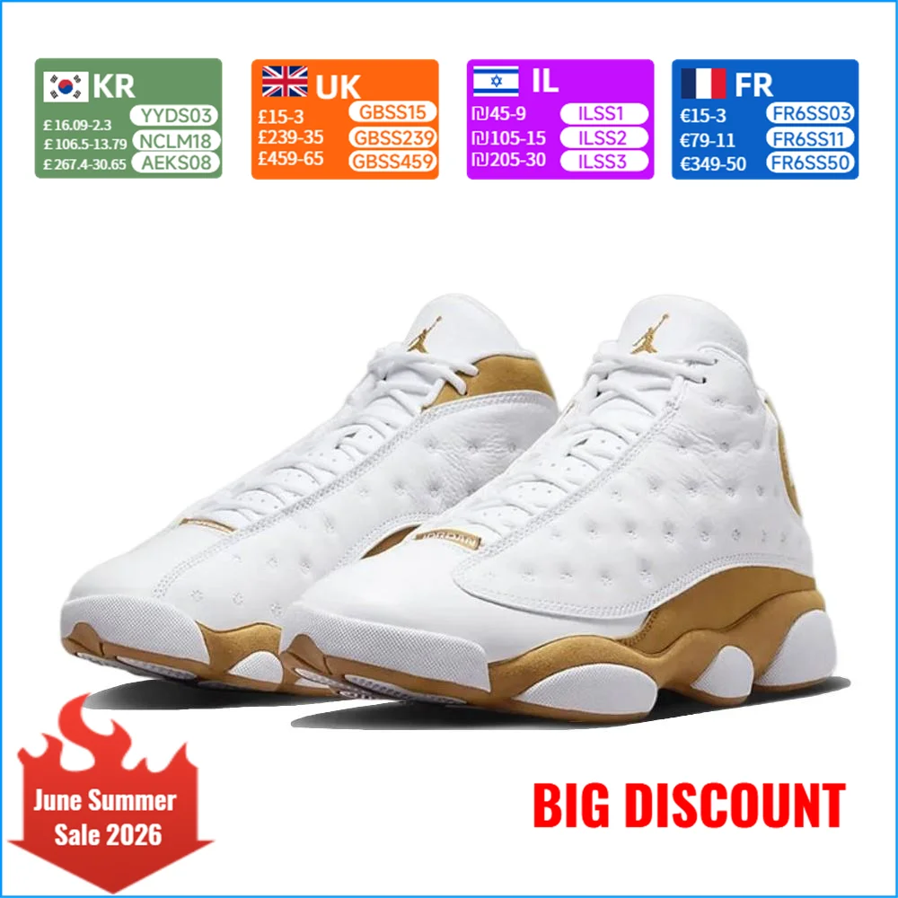 NIKE Jordan Air Jordan 13 Retro Basketball Shoes with Cushioning, Slip-Resistant, Durable, and Stable Support 414571-171
NIKE Jordan Air Jordan 13 Retro Basketball Shoes with Cushioning, Slip-Resistant, Durable, and Stable Support 414571-171