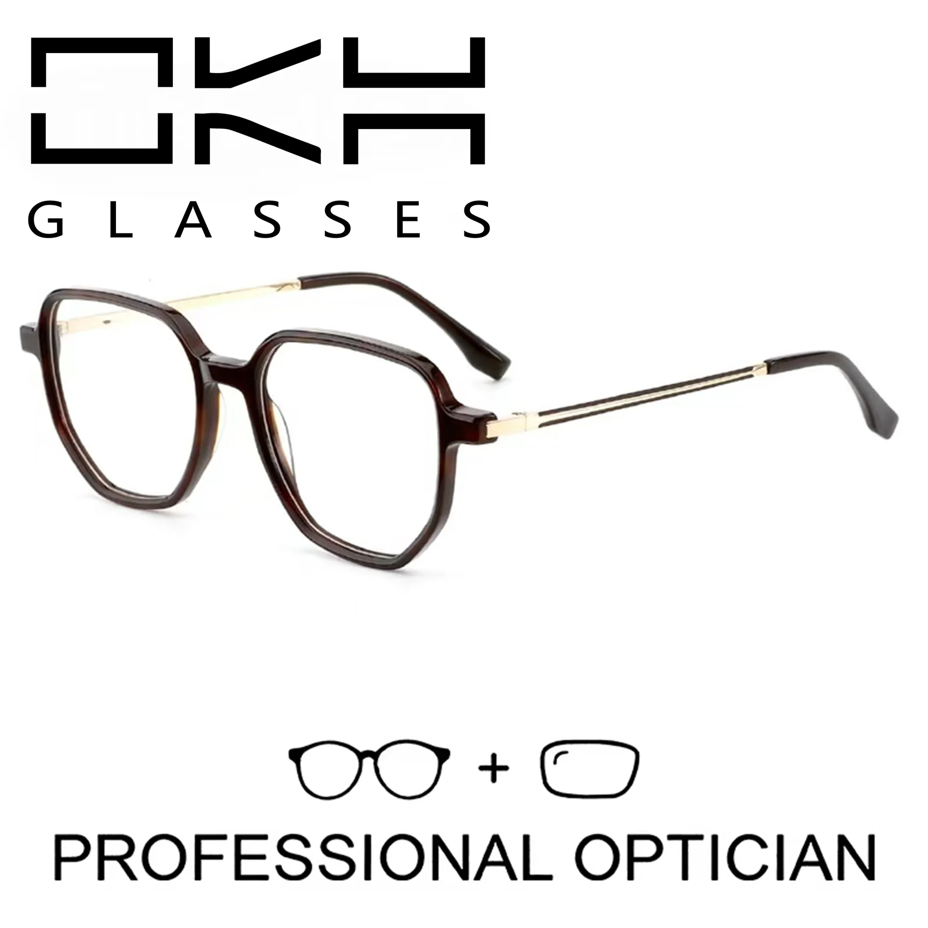 OKH Custom Progressive Prescription Eyeglasses Anti Blue Light Optical Lenses Myopia Reading Glasses Comfort Fit for Men Women
OKH Custom Progressive Prescription Eyeglasses Anti Blue Light Optical Lenses Myopia Reading Glasses Comfort Fit for Men Women