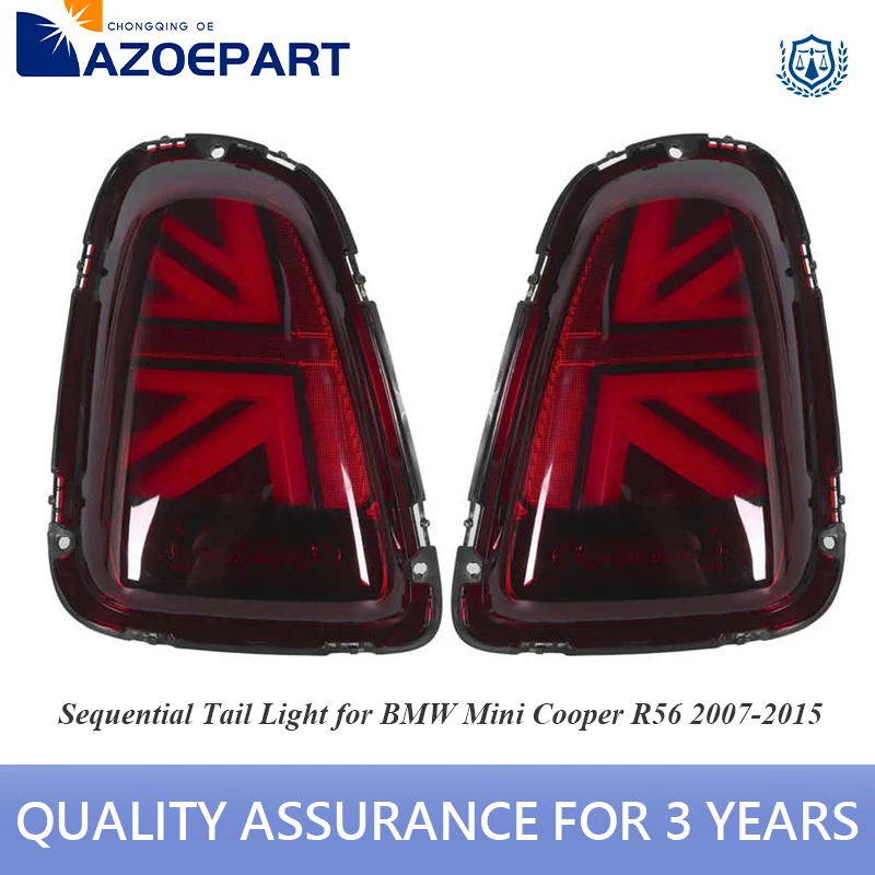 2x Red Dynamic Full LED Tail Lights Assembly for Mini Cooper R56 R57 R58 R59 2007‑2015
2x Red Dynamic Full LED Tail Lights Assembly for Mini Cooper R56 R57 R58 R59 2007‑2015