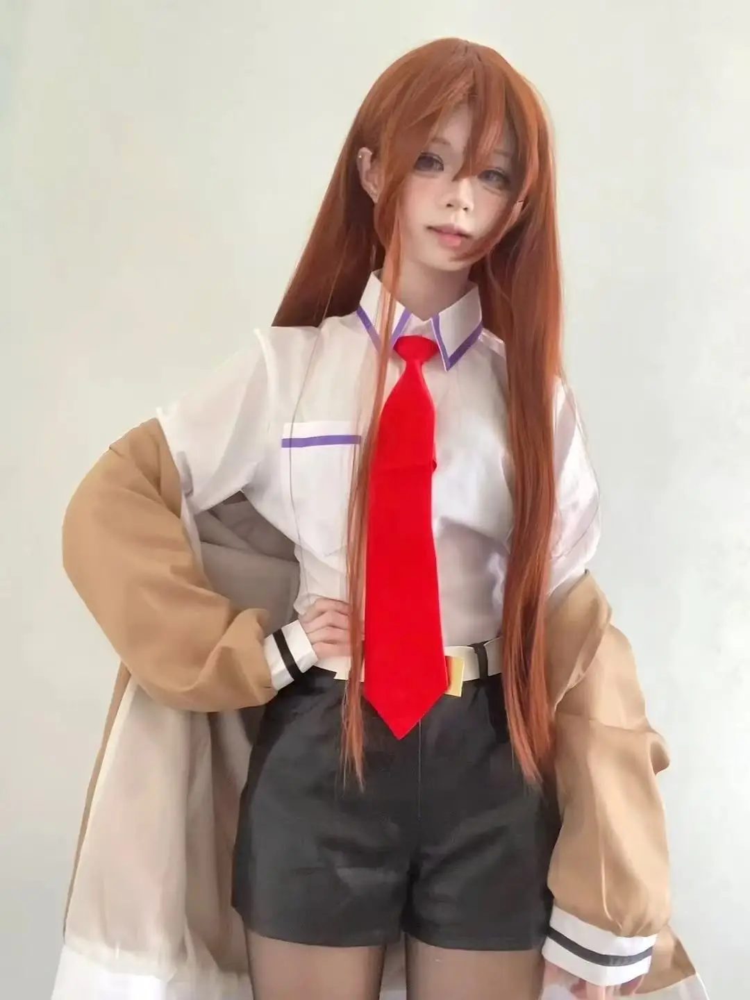 Makise Kurisu Steins Gate Full Cosplay Set Women Clothing With Wig
Makise Kurisu Steins Gate Full Cosplay Set Women Clothing With Wig
