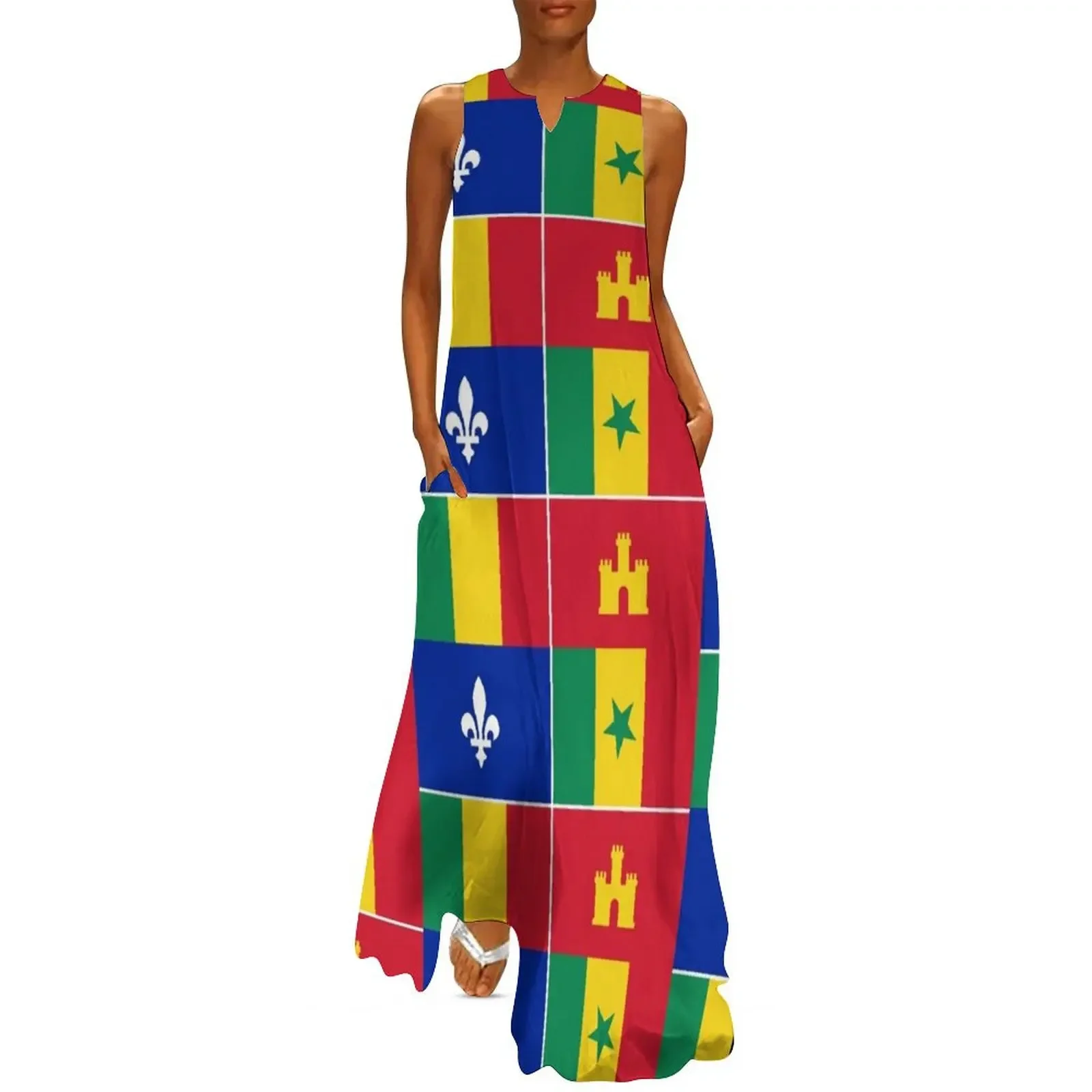 Louisiana Creole Flag Long Dress summer dresses ladies 2025 long dresses for women dresses for womens Long veiled Dress
Louisiana Creole Flag Long Dress summer dresses ladies 2025 long dresses for women dresses for womens Long veiled Dress
