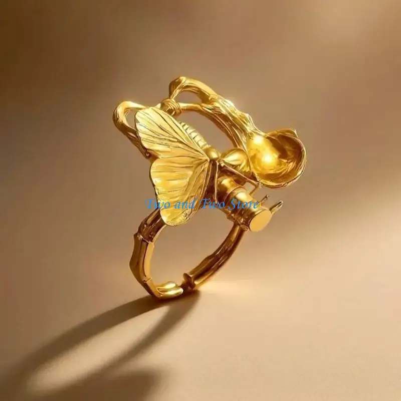 HX6F Butterfly Spine Bone Rings Comfortable Wear Trendy Stackable Hoop Alloy Texture Suitable for Matching Daily Outfits
HX6F Butterfly Spine Bone Rings Comfortable Wear Trendy Stackable Hoop Alloy Texture Suitable for Matching Daily Outfits