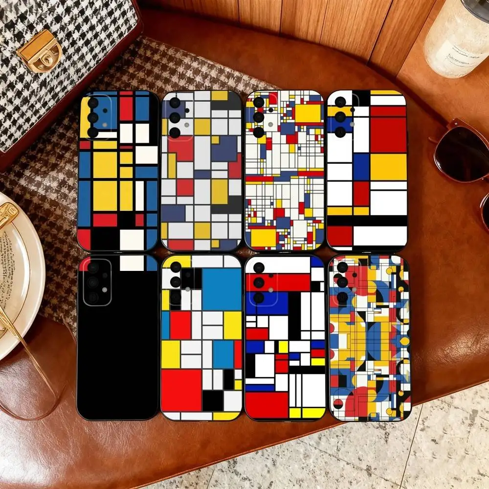 Grid T-TOPLBPCS M-Mondrian Phone Case For Samsung Galaxy A73,A72,A71,A70,A53,A52,A51,Soft Silicone Black Cover
Grid T-TOPLBPCS M-Mondrian Phone Case For Samsung Galaxy A73,A72,A71,A70,A53,A52,A51,Soft Silicone Black Cover
