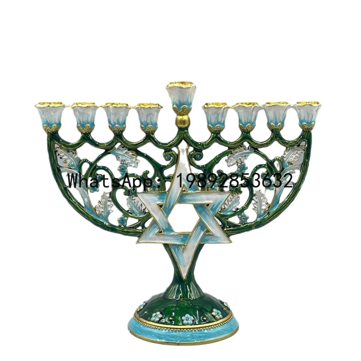 Zz enamel metal candlestick hand-painted enamel candle holder ornament living room tabletop craft gift - guangming
Zz enamel metal candlestick hand-painted enamel candle holder ornament living room tabletop craft gift - guangming