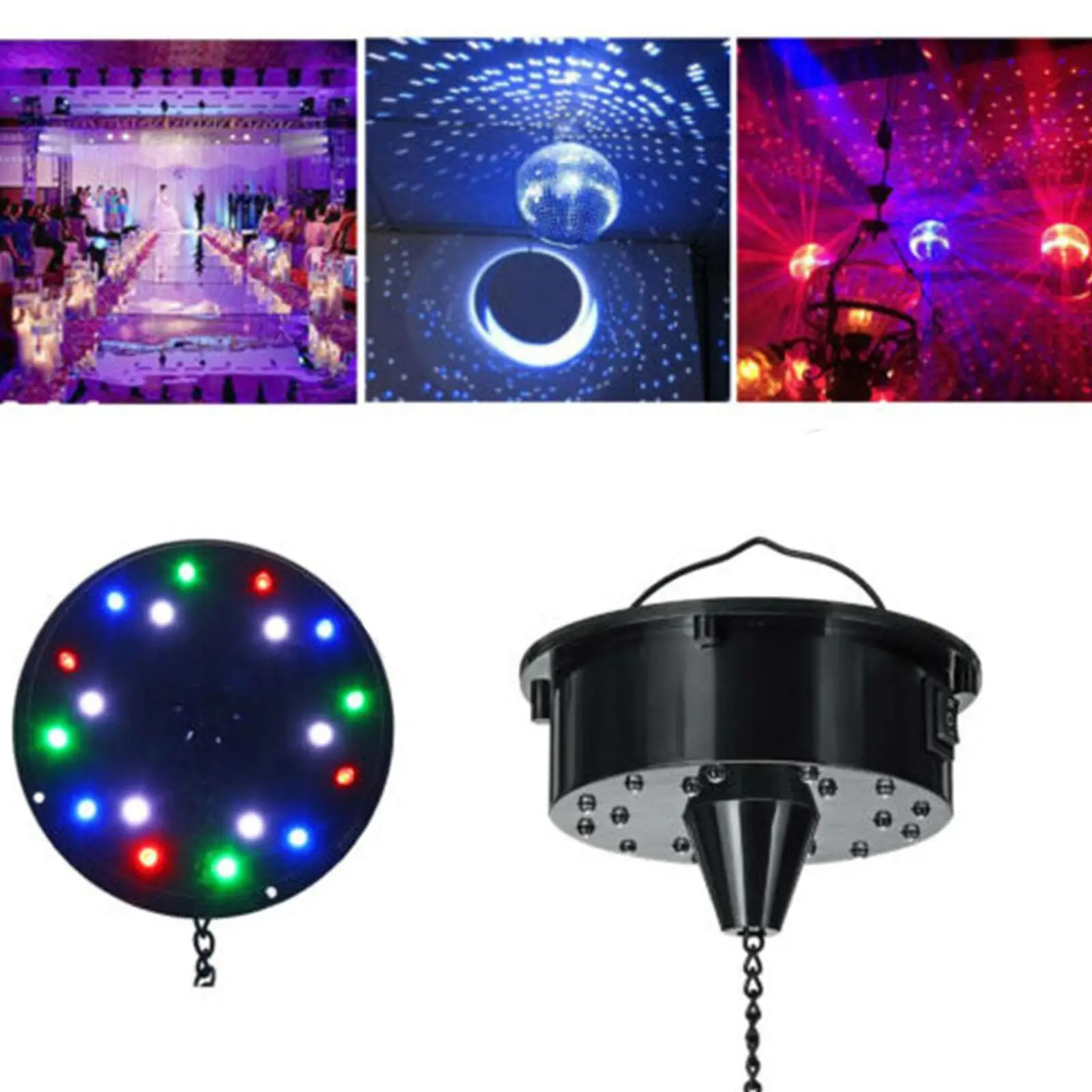 LED Rotating Mirror Disco Ball Motor for DJ Party Stage Christmas New Year
LED Rotating Mirror Disco Ball Motor for DJ Party Stage Christmas New Year