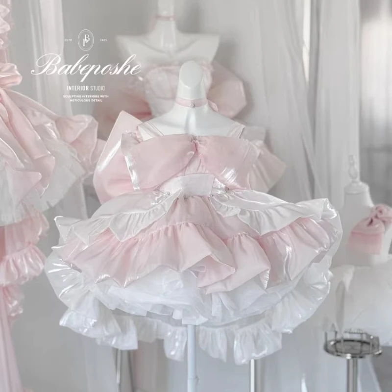 Girls Party Wedding Dress Handmade Dress Flower Girls Costume Lolita Bridesmaid Dress Kids Sweet Boutique Quality Clothes
Girls Party Wedding Dress Handmade Dress Flower Girls Costume Lolita Bridesmaid Dress Kids Sweet Boutique Quality Clothes
