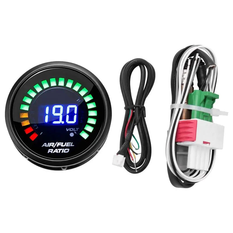 52Mm Air Fuel Ratio Gauge LED Digital Display With Narrowband O2 Oxygen Sensor Car Gauge For 12V Car Racing Gauge
52Mm Air Fuel Ratio Gauge LED Digital Display With Narrowband O2 Oxygen Sensor Car Gauge For 12V Car Racing Gauge