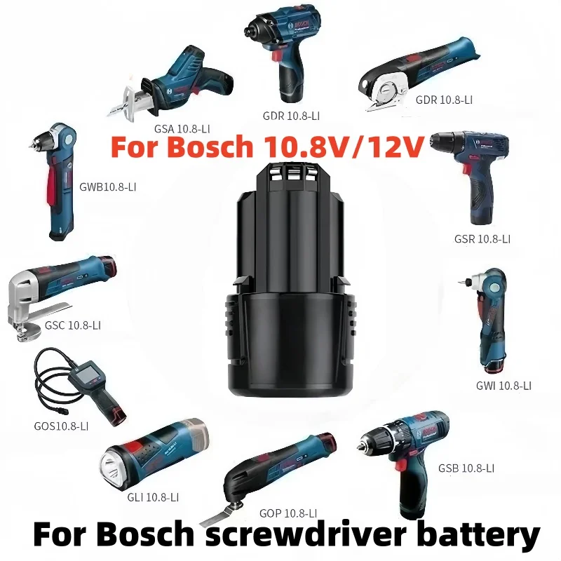 12 В/10,8 В, 3000 мАч для Bosch BAT411, литий-ионная аккумуляторная батарея BAT411A BAT413 BAT413BAT412 BAT412, аккумулятор для беспроводных инструментов
12 В/10,8 В, 3000 мАч для Bosch BAT411, литий-ионная аккумуляторная батарея BAT411A BAT413 BAT413BAT412 BAT412, аккумулятор для беспроводных инструментов