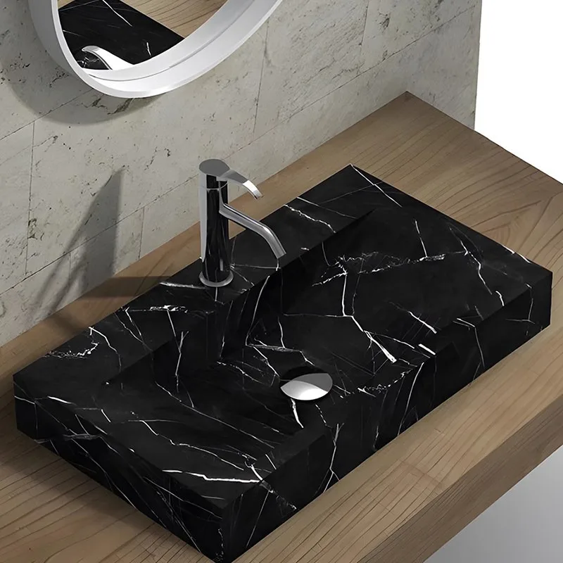 100% Natural Marble Nordic Luxury Natural Marble Countertop Sink, Simple Bathroom Sink for Hotel
100% Natural Marble Nordic Luxury Natural Marble Countertop Sink, Simple Bathroom Sink for Hotel