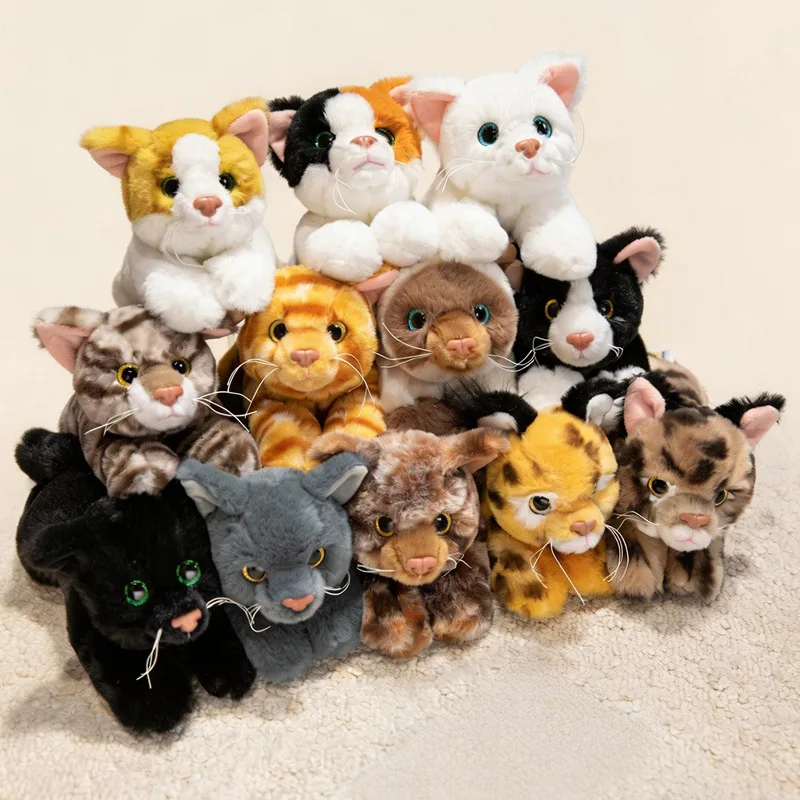 Cute Soft Series Cat Plush Set 12 Different Breeds Tabby Calico Black White Gray Orange Tiger Stripe Gentle Warm Adorable
Cute Soft Series Cat Plush Set 12 Different Breeds Tabby Calico Black White Gray Orange Tiger Stripe Gentle Warm Adorable