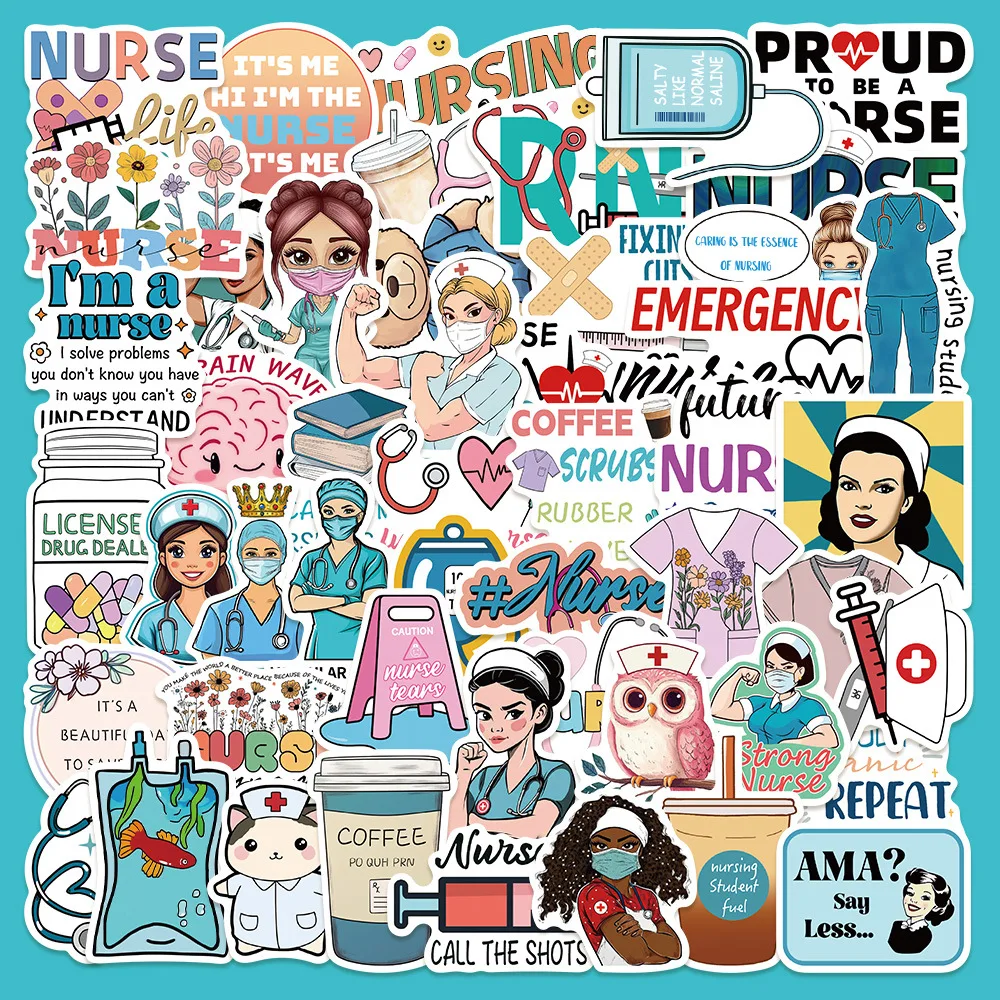 50Pcs Creative Cartoon Style Medical Staff Series Graffiti Stickers For Helmet Desktop Wall Decoration DIY Stickers
50Pcs Creative Cartoon Style Medical Staff Series Graffiti Stickers For Helmet Desktop Wall Decoration DIY Stickers