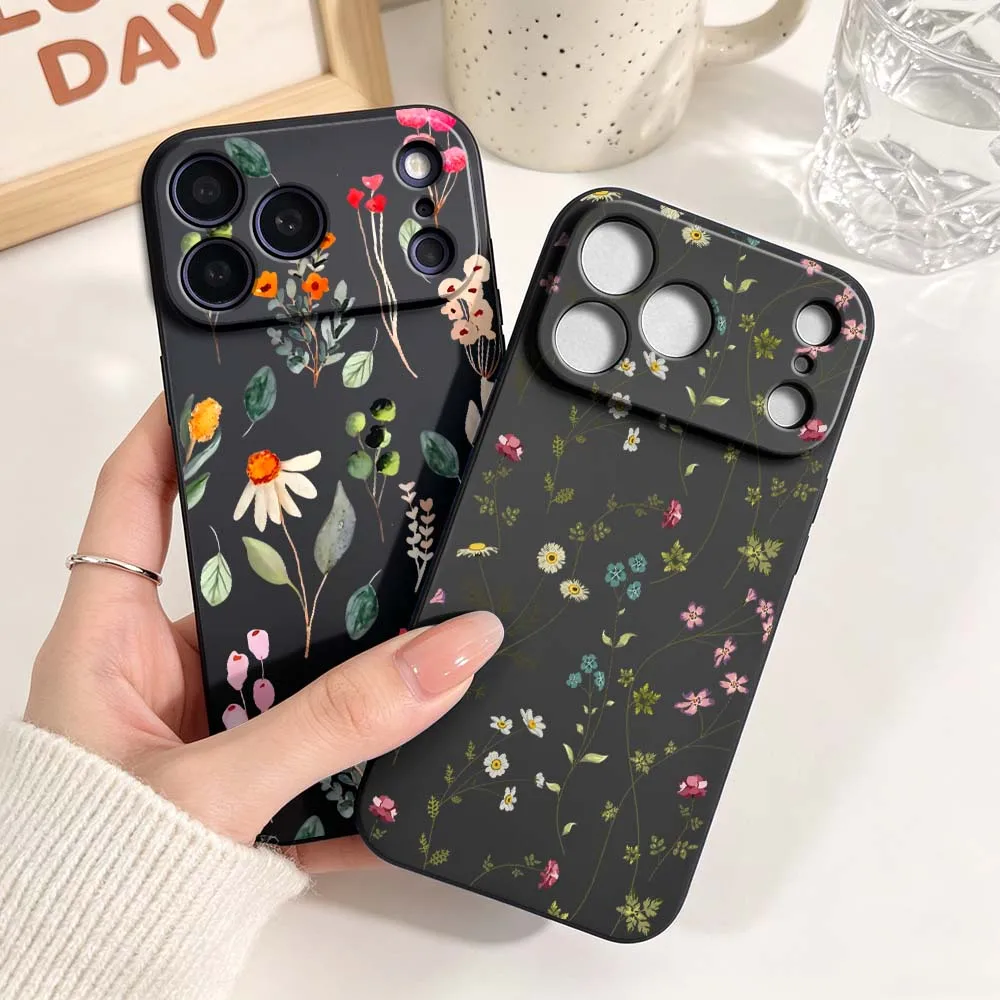 Flower Phone Case For Apple iPhone 17 Air 16 16e 15 14 13 12 11 XS Pro Max Plus Black Soft Cover
Flower Phone Case For Apple iPhone 17 Air 16 16e 15 14 13 12 11 XS Pro Max Plus Black Soft Cover