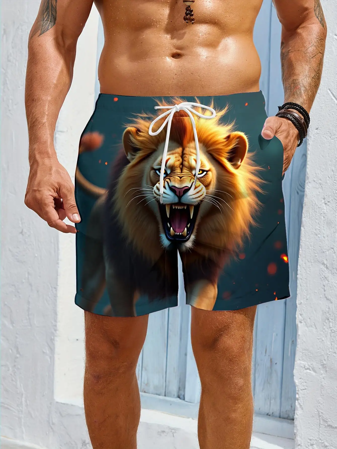 1pcs Men's Short swim trunks2026 Summer 3D Printed Short sleeve Breathable Polyester sweatpants Quick drying running
1pcs Men's Short swim trunks2026 Summer 3D Printed Short sleeve Breathable Polyester sweatpants Quick drying running