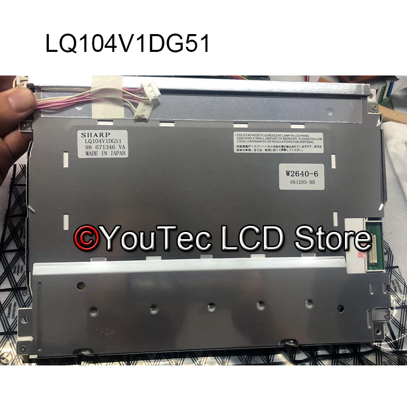 Original 10.4 Inch LCD LQ104V1DG51 LQ104V1DG52 LQ104V1DG59 Display Screen Panel 640×480
Original 10.4 Inch LCD LQ104V1DG51 LQ104V1DG52 LQ104V1DG59 Display Screen Panel 640×480
