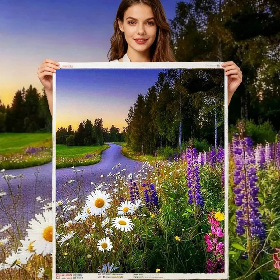 2026 New style Landscape Daisy Flower DIY Painting Cross Stitch Embroidery Kits Thread Needlework Steed Art Kits Home Decor Gift
2026 New style Landscape Daisy Flower DIY Painting Cross Stitch Embroidery Kits Thread Needlework Steed Art Kits Home Decor Gift