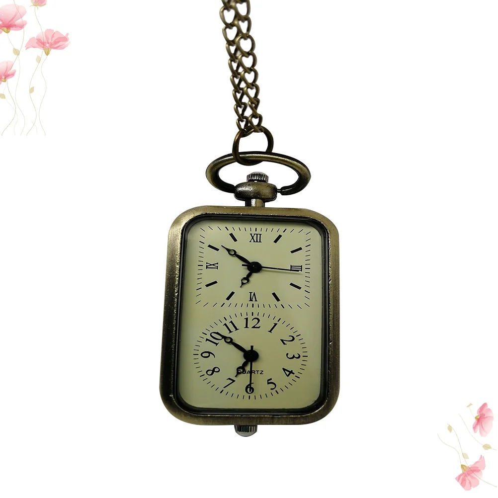 1Pcs Retro Pocket Watch Necklace Vintage Double Movement Pendant Hanging Fashion Timekeeping Gift for Men Women
1Pcs Retro Pocket Watch Necklace Vintage Double Movement Pendant Hanging Fashion Timekeeping Gift for Men Women