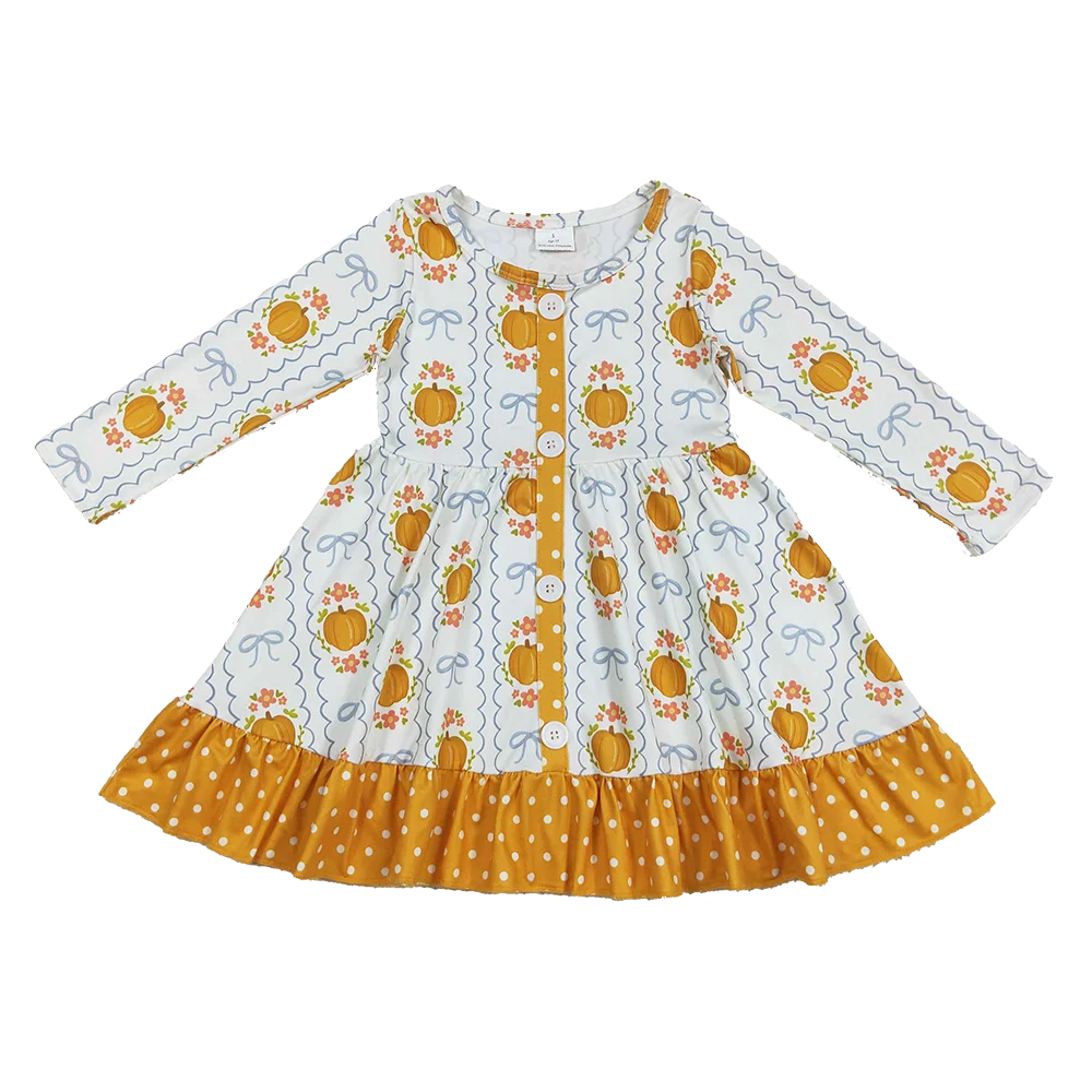 9.17 Winter Hot Sale Wholesale Western Boutique children clothing Baby Girls Long Sleeves Pumpkins Bows Plaid Button Ruffle Knee
9.17 Winter Hot Sale Wholesale Western Boutique children clothing Baby Girls Long Sleeves Pumpkins Bows Plaid Button Ruffle Knee