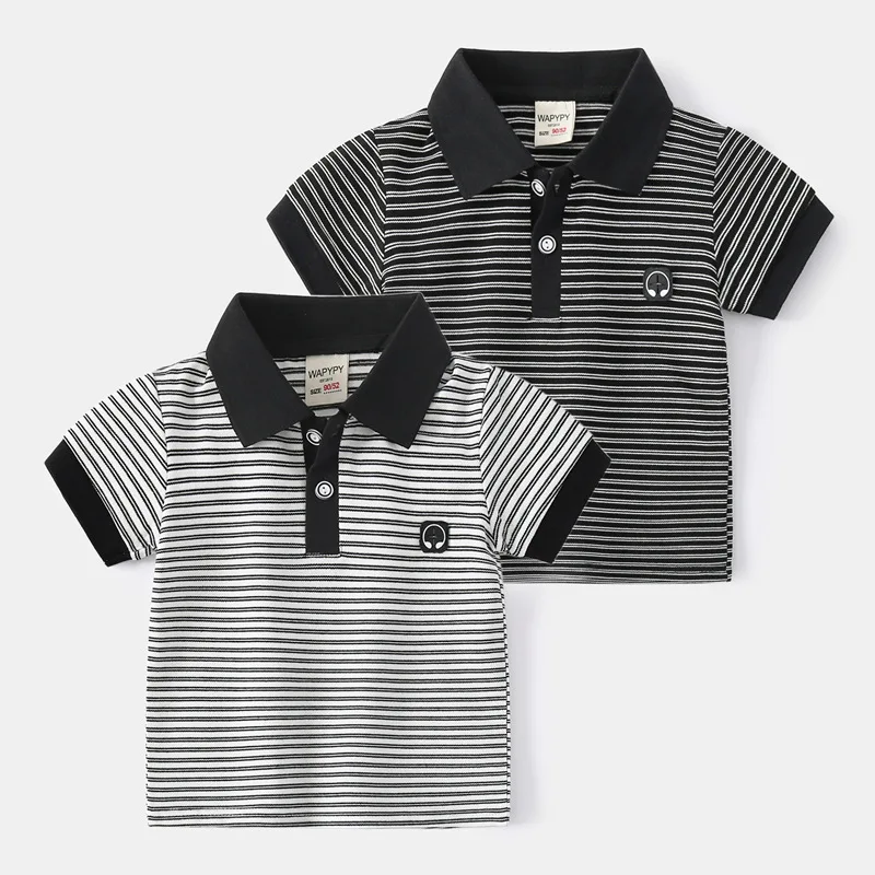 Children's Short SleeveTT-shirt2024Summer Children's Clothing Wholesale Boys' StripespoloShirt Baby Short Sleeve Top One Piece D
Children's Short SleeveTT-shirt2024Summer Children's Clothing Wholesale Boys' StripespoloShirt Baby Short Sleeve Top One Piece D