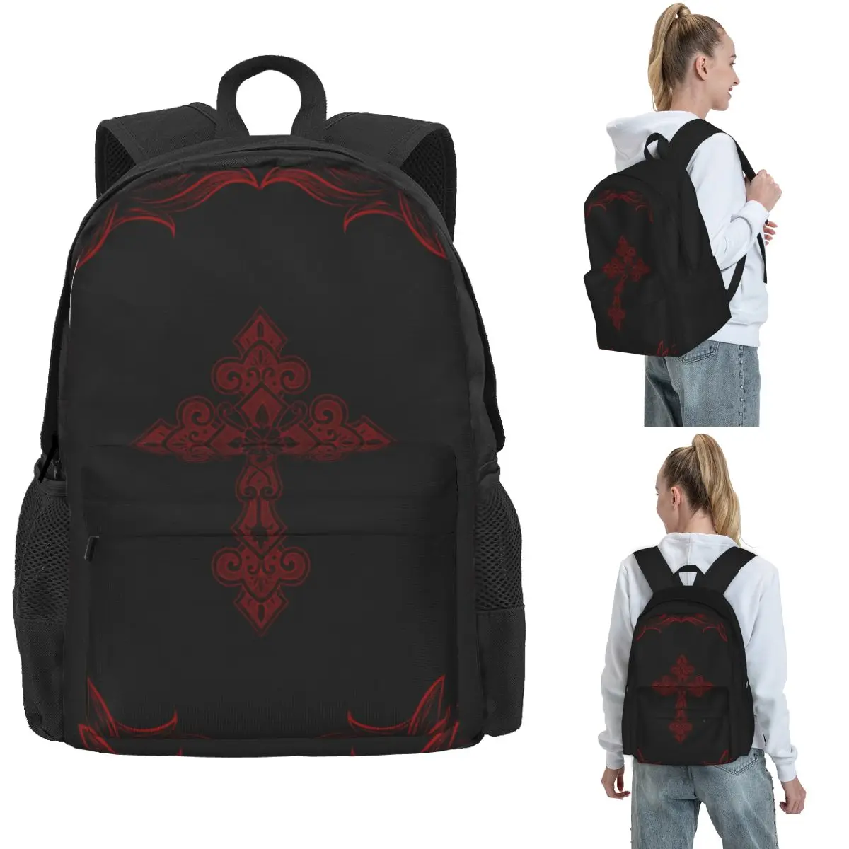Gothic Vampire Halloween Haunted Mansion Backpack Hot Sale Daypack Large Capacity Kids BookBag School Bag for Men Women
Gothic Vampire Halloween Haunted Mansion Backpack Hot Sale Daypack Large Capacity Kids BookBag School Bag for Men Women