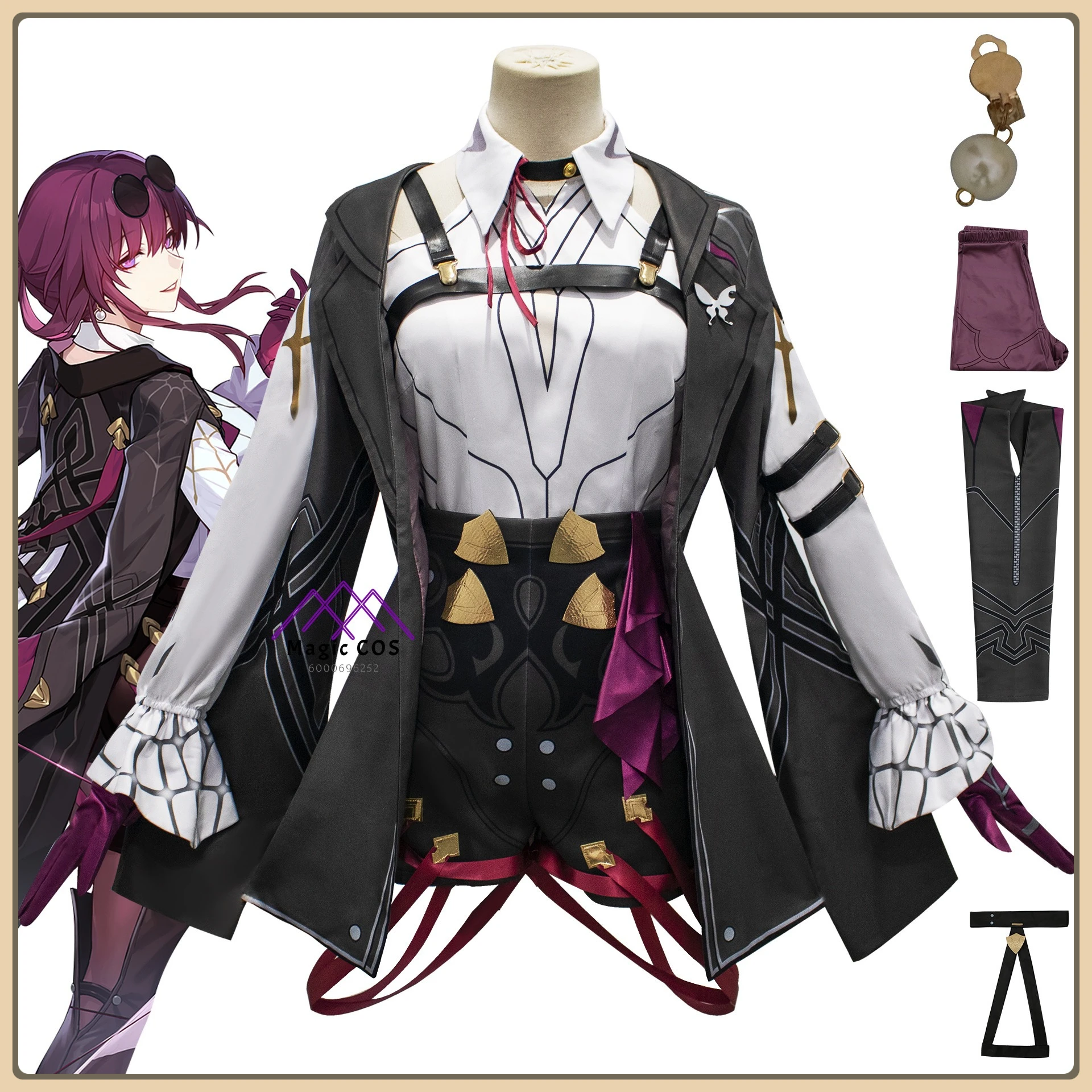 Honkai:Star Rail Kafka Cosplay Costume Tight - fitting Sister Style High Quality Full Set Anime Outfit for Women Comic Con Party
Honkai:Star Rail Kafka Cosplay Costume Tight - fitting Sister Style High Quality Full Set Anime Outfit for Women Comic Con Party