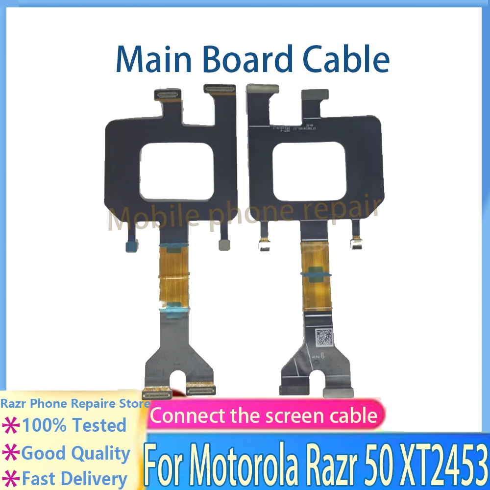 For Moto Razr 50 XT2453 Main Board Motherboard Connector LCD Display Flex Cable with mic For Moto Razr 2020 2022 Razr 40 Ultra/
For Moto Razr 50 XT2453 Main Board Motherboard Connector LCD Display Flex Cable with mic For Moto Razr 2020 2022 Razr 40 Ultra/