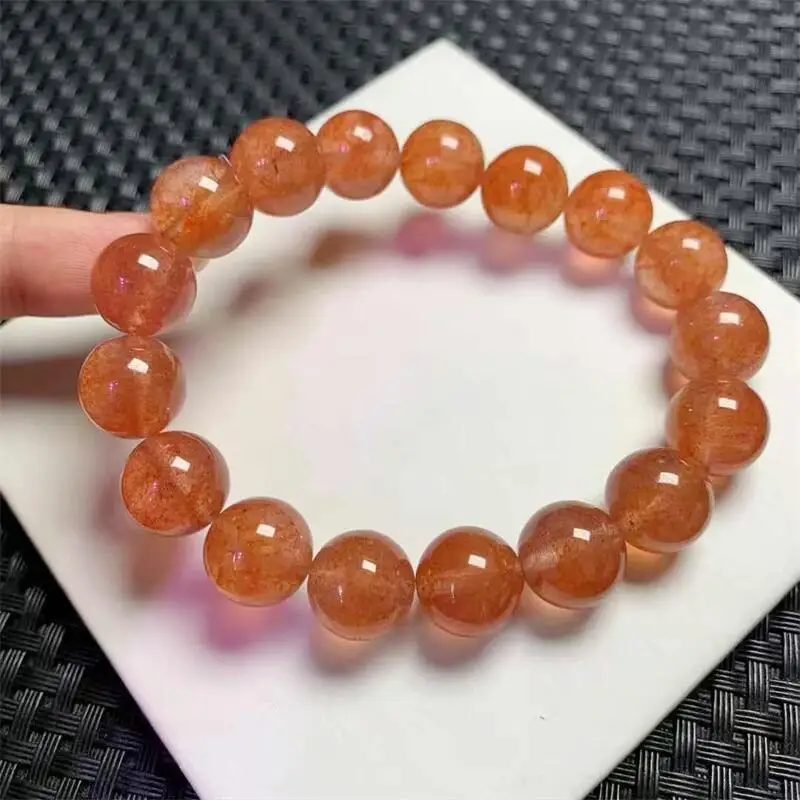 12MM Natural Orange Red Strawberry Quartz Bracelet Fashion Gemstone Crystal Jewelry For Women Healing Reiki Holiday Gift 1pcs
12MM Natural Orange Red Strawberry Quartz Bracelet Fashion Gemstone Crystal Jewelry For Women Healing Reiki Holiday Gift 1pcs