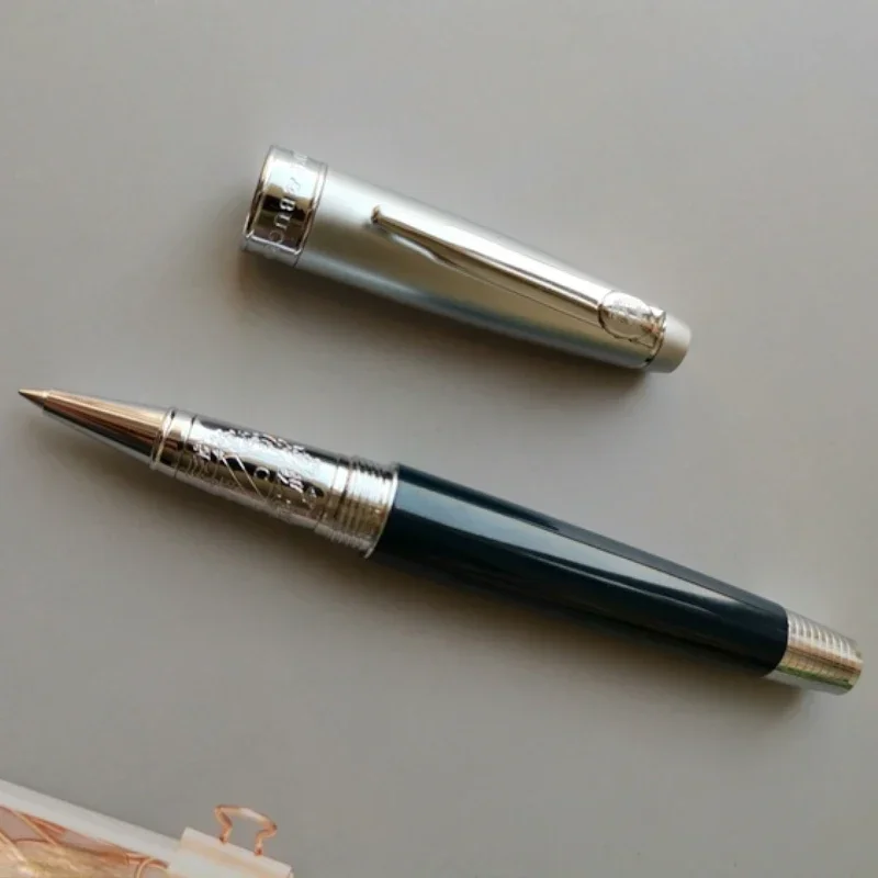 Ручка-роллер Luxuris MB Writers, металлическая 0,5 мм, черные, зеленые деловые гелевые ручки, высококачественные канцелярские принадлежности, ручка для письма, офисные принадлежности
Ручка-роллер Luxuris MB Writers, металлическая 0,5 мм, черные, зеленые деловые гелевые ручки, высококачественные канцелярские принадлежности, ручка для письма, офисные принадлежности