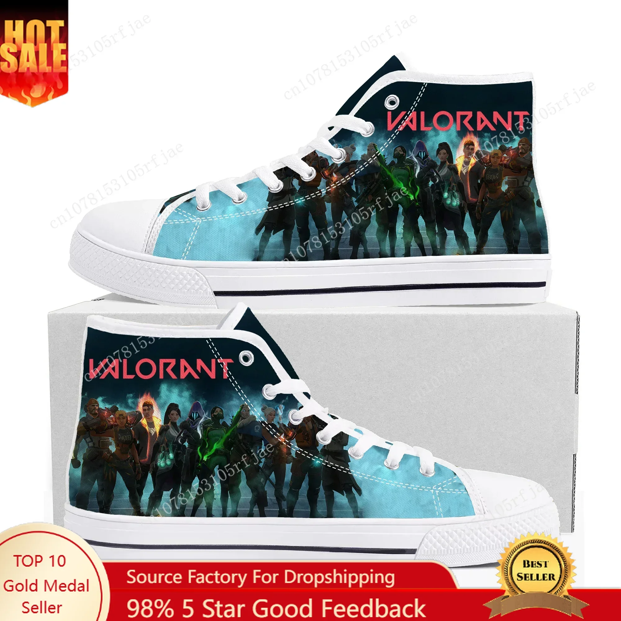 Agent Manga Valorant High Top Sneaker Men Women Teenager High Quality Canvas Shoes Soft Sole Shock Absorbing Casual Couple Shoes
Agent Manga Valorant High Top Sneaker Men Women Teenager High Quality Canvas Shoes Soft Sole Shock Absorbing Casual Couple Shoes