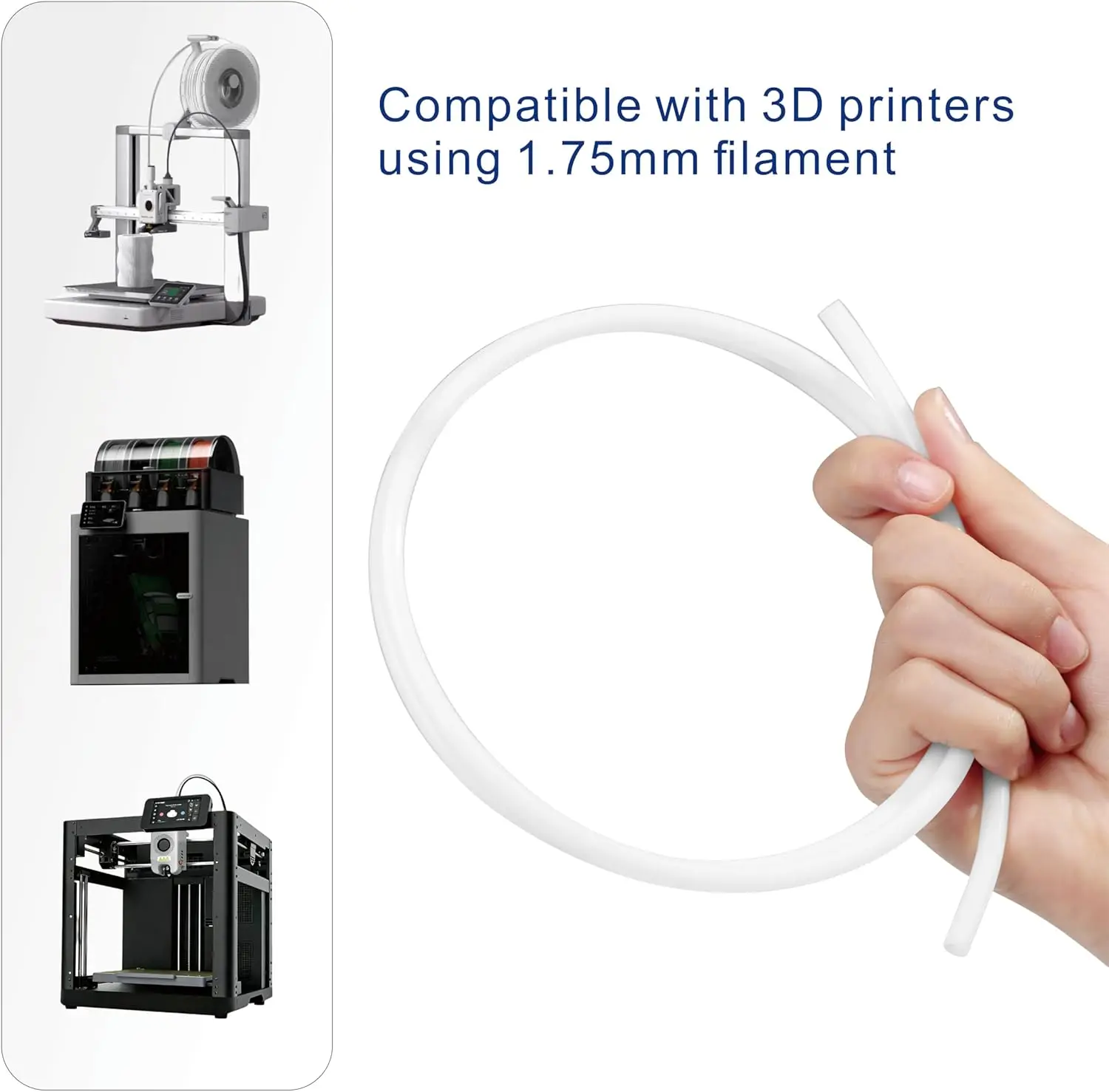 for Bambu Lab P1P AMS A1 mini 3D Printer PTFE Tube Teflonto Pipe Bowden Extruder 1.75mm ID2.0mm OD4mm Bambulab Filament Parts
for Bambu Lab P1P AMS A1 mini 3D Printer PTFE Tube Teflonto Pipe Bowden Extruder 1.75mm ID2.0mm OD4mm Bambulab Filament Parts