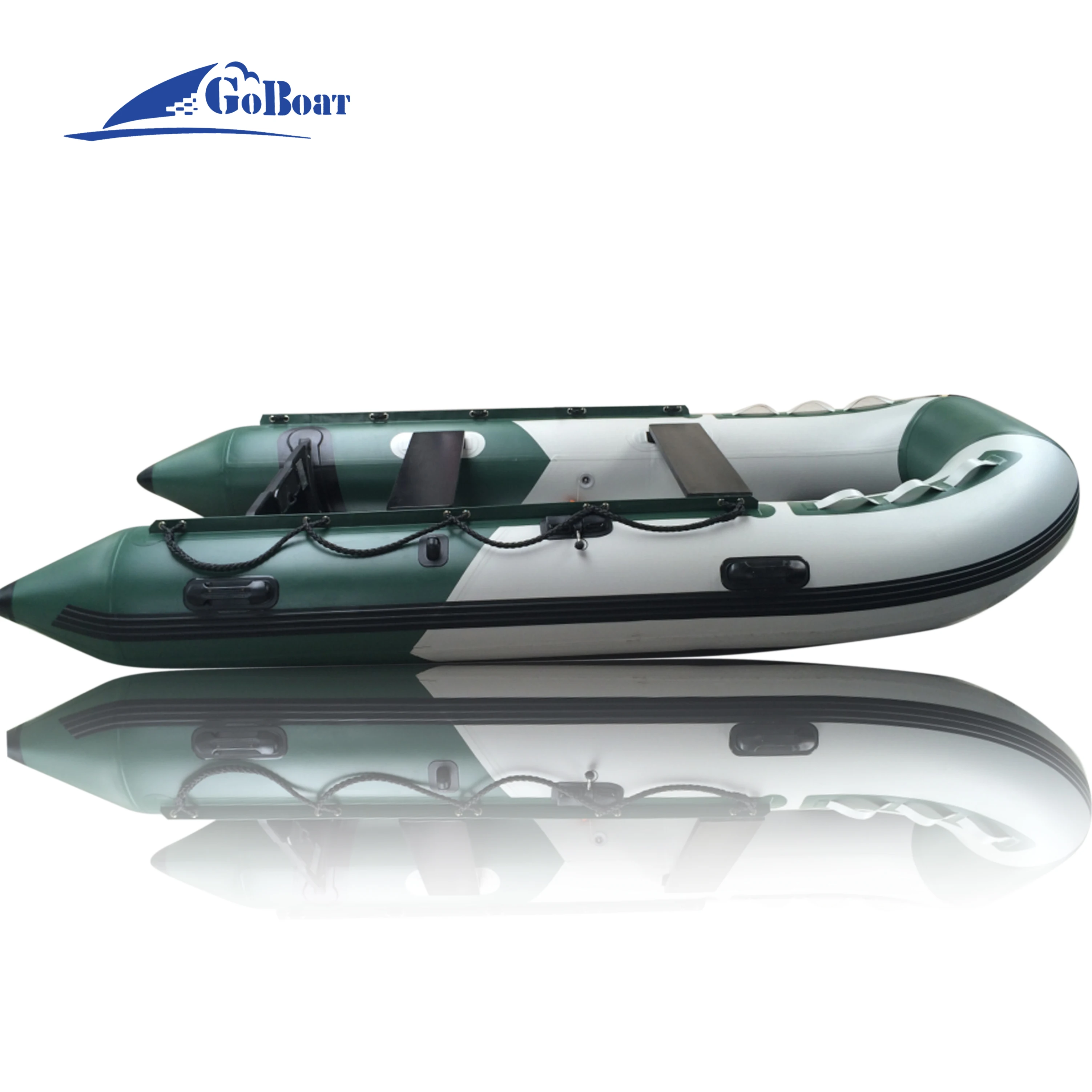 0.9mm PVC Hypalon Inflatable Sports Boat 3.3m Long 3+1 Chamber 4+1 Person 151cm Wide Diameter 42cm Ocean Use
0.9mm PVC Hypalon Inflatable Sports Boat 3.3m Long 3+1 Chamber 4+1 Person 151cm Wide Diameter 42cm Ocean Use