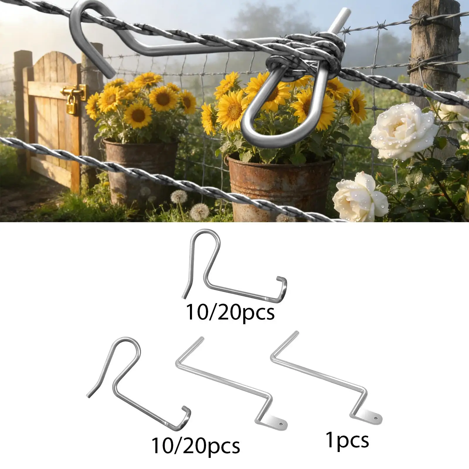 Reliable Fence Wire Tightener Barbed Wire Tensioning Tool for Outdoor Fencing Home Garden Reuse
Reliable Fence Wire Tightener Barbed Wire Tensioning Tool for Outdoor Fencing Home Garden Reuse